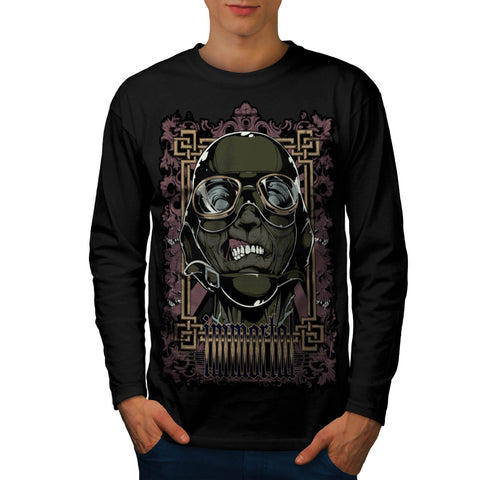 Immortal Pilot Frame Mens Long Sleeve T-Shirt