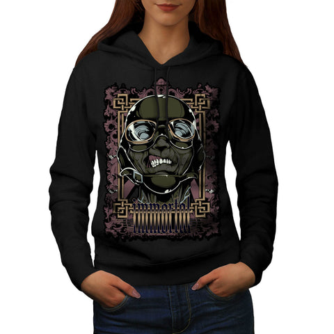 Immortal Pilot Frame Womens Hoodie
