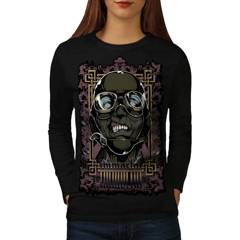 Immortal Pilot Frame Womens Long Sleeve T-Shirt