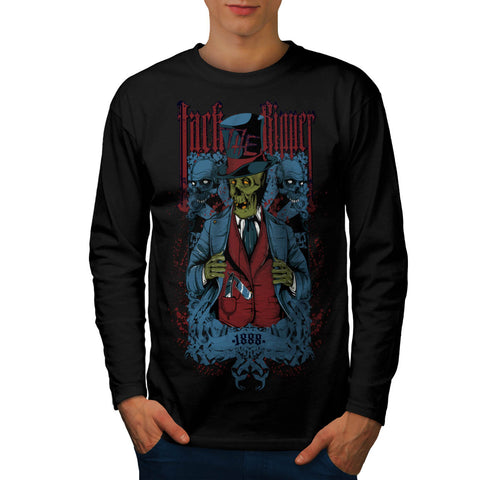 Jack The Ripper Death Mens Long Sleeve T-Shirt