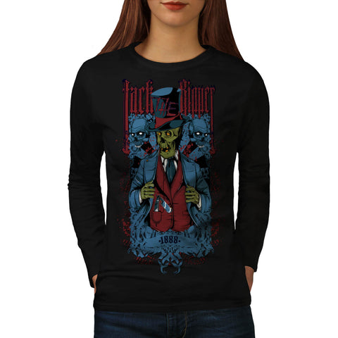 Jack The Ripper Death Womens Long Sleeve T-Shirt