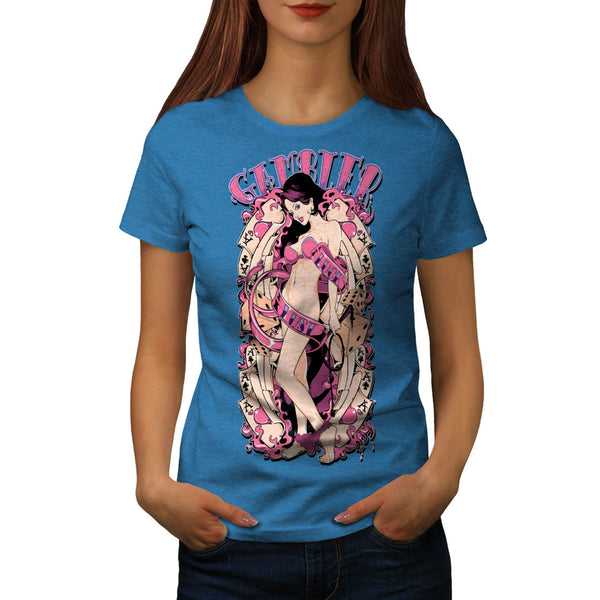 Gambler Luck Lust USA Womens T-Shirt