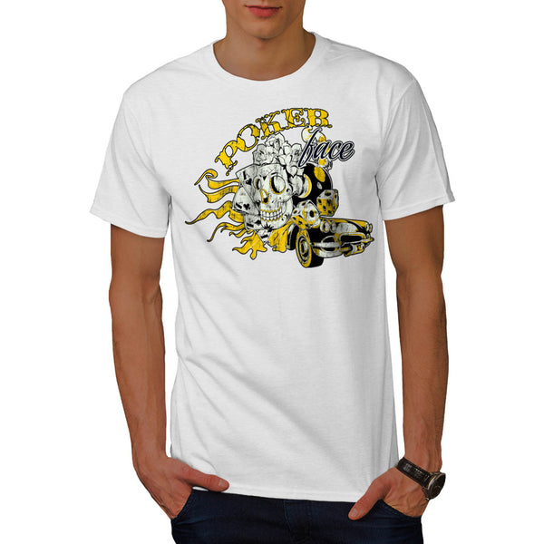 Poker Face Casino USA Mens T-Shirt