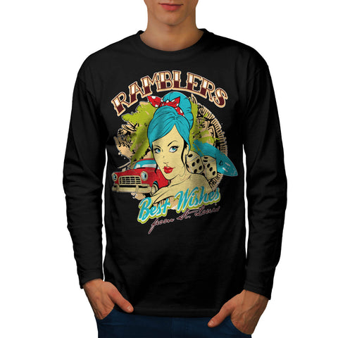 Ramblers Best Wishes Mens Long Sleeve T-Shirt