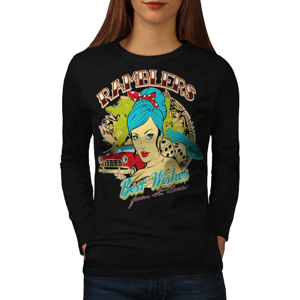 Ramblers Best Wishes Womens Long Sleeve T-Shirt
