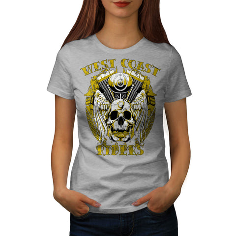 West Coast Riders USA Womens T-Shirt