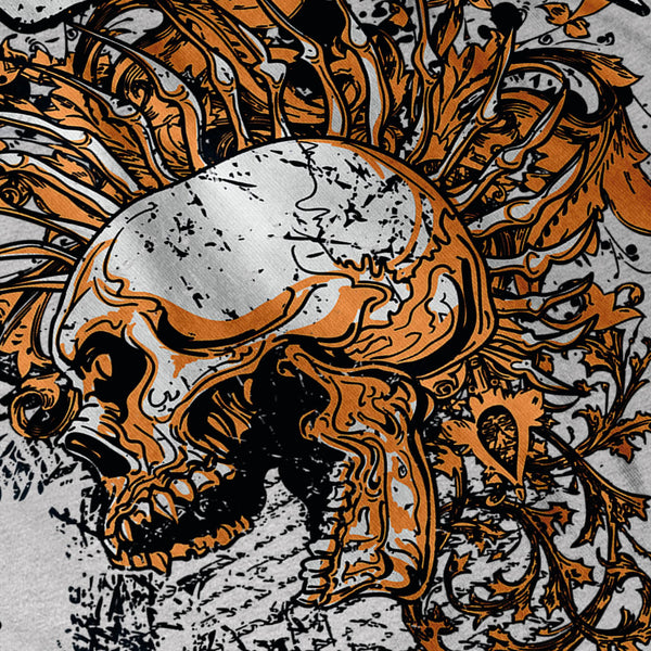 Freak Skull Screaming Mens T-Shirt