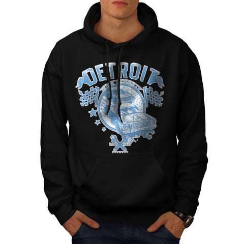 Detroit Mud Circuit Mens Hoodie