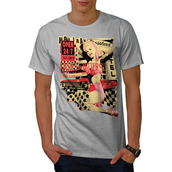 Lash Bitters Open Car Mens T-Shirt