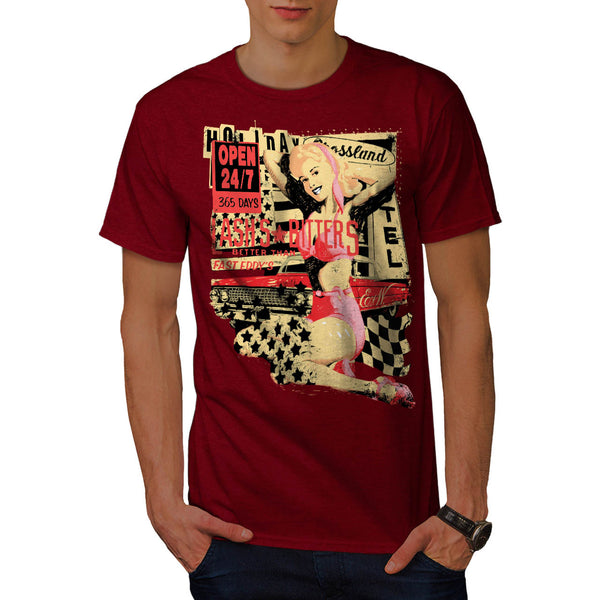 Lash Bitters Open Car Mens T-Shirt