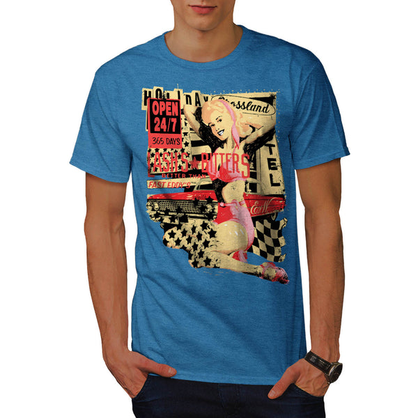Lash Bitters Open Car Mens T-Shirt