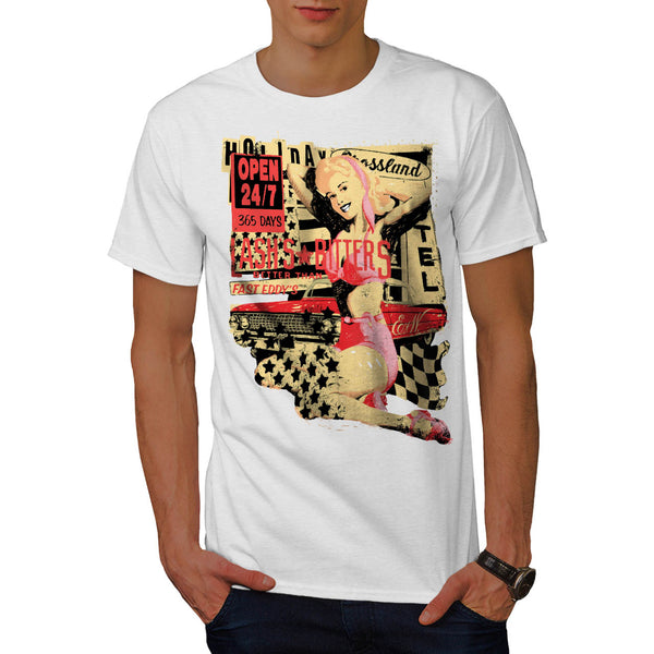 Lash Bitters Open Car Mens T-Shirt