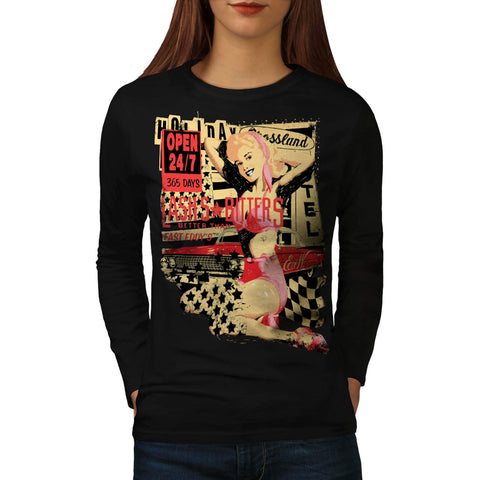 Lash Bitters Open Car Womens Long Sleeve T-Shirt