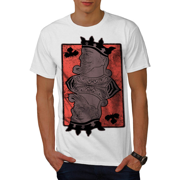 King of Clubs Card Mens T-Shirt