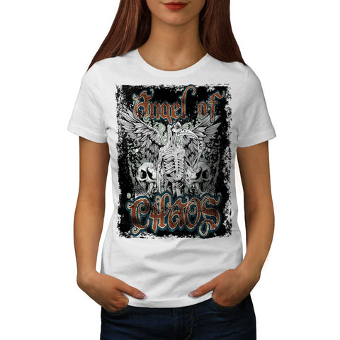 Angel Of Chaos Wings Womens T-Shirt