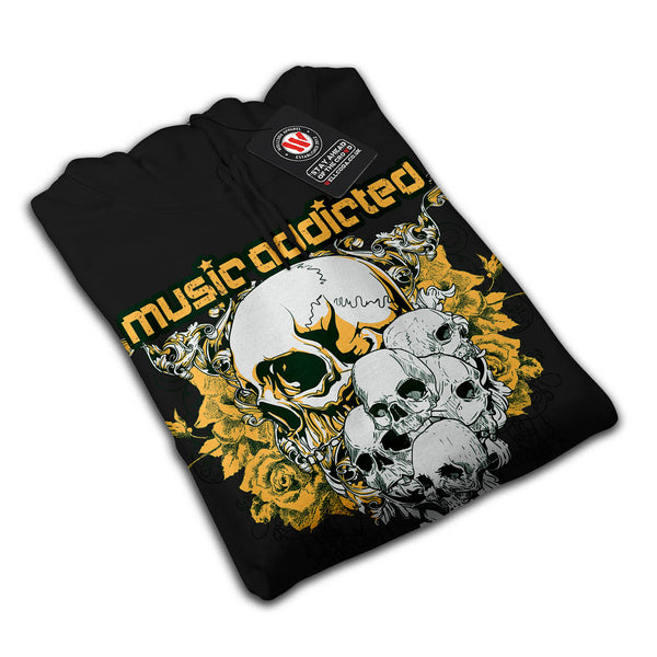 Music Addicted Cult Mens Hoodie