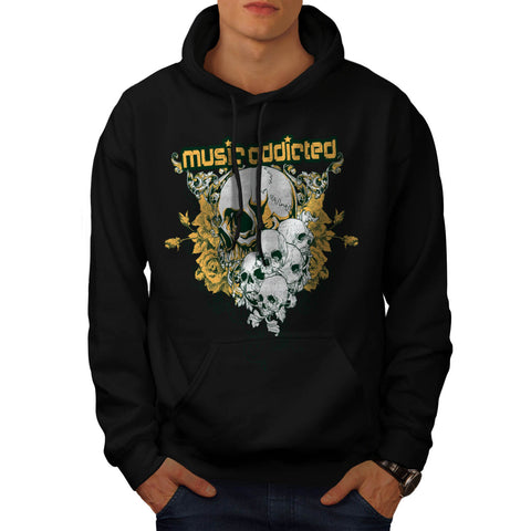 Music Addicted Cult Mens Hoodie
