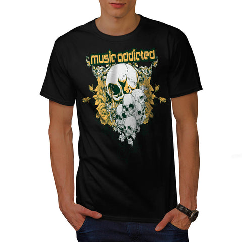 Music Addicted Cult Mens T-Shirt