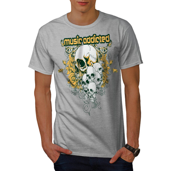 Music Addicted Cult Mens T-Shirt