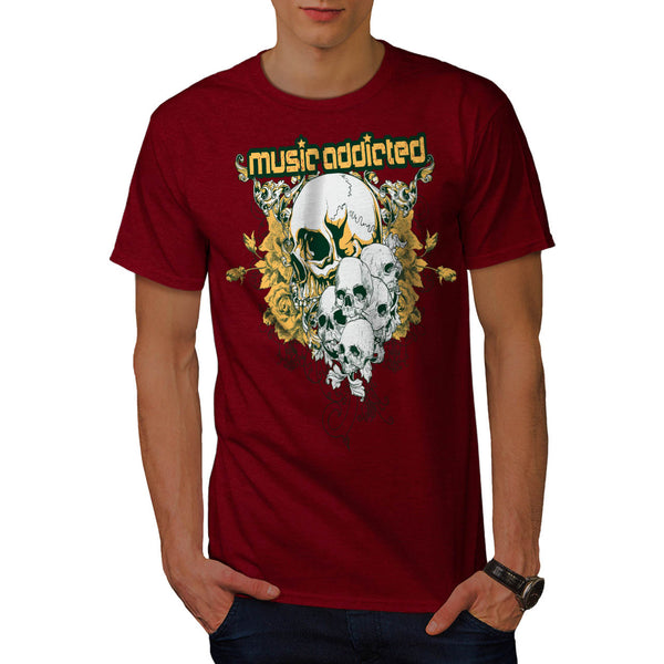 Music Addicted Cult Mens T-Shirt