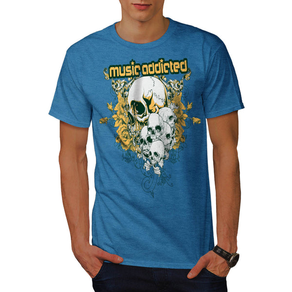 Music Addicted Cult Mens T-Shirt