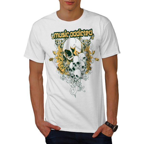 Music Addicted Cult Mens T-Shirt
