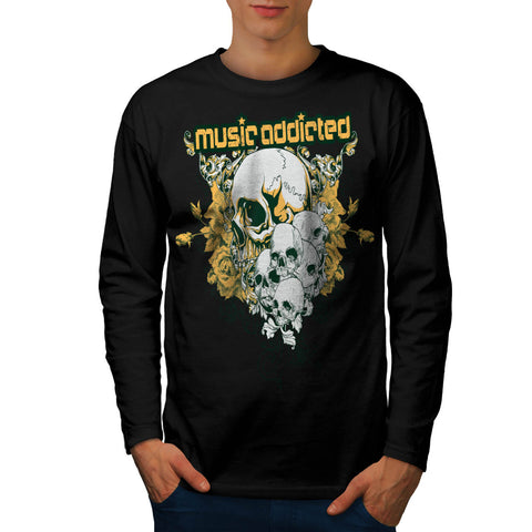 Music Addicted Cult Mens Long Sleeve T-Shirt