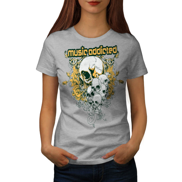 Music Addicted Cult Womens T-Shirt