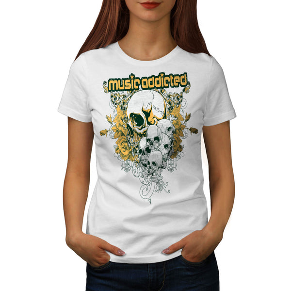 Music Addicted Cult Womens T-Shirt