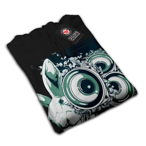 Rabbit Music System Mens Hoodie