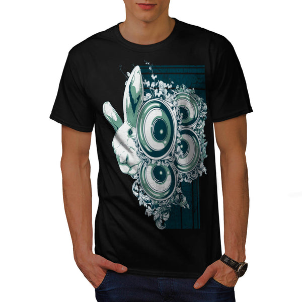 Rabbit Music System Mens T-Shirt