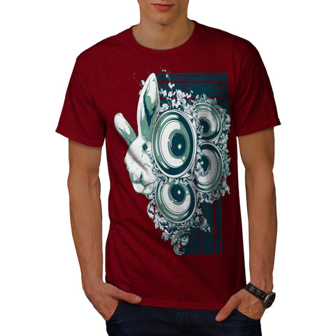 Rabbit Music System Mens T-Shirt