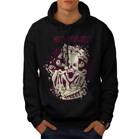Nightmare Street Bone Mens Hoodie