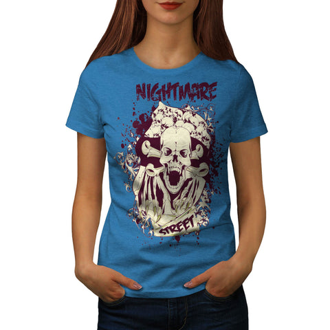 Nightmare Street Bone Womens T-Shirt