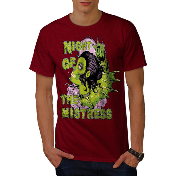 Mistress Zombie Night Mens T-Shirt