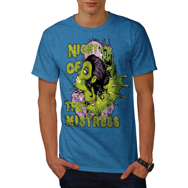 Mistress Zombie Night Mens T-Shirt