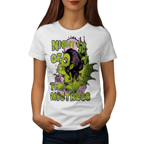 Mistress Zombie Night Womens T-Shirt