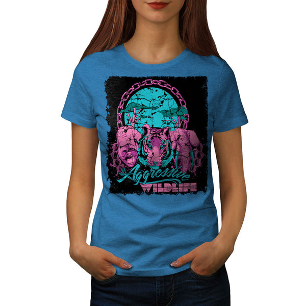 Aggressive Wild Life Womens T-Shirt