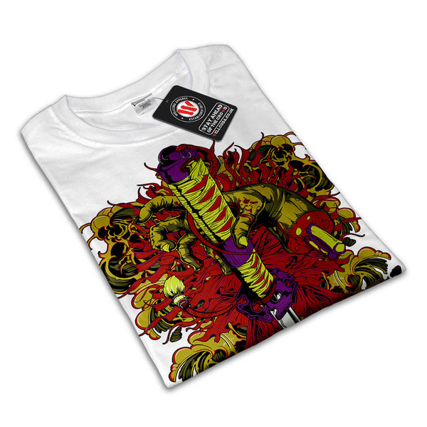 Zombie Sword Rising Womens T-Shirt