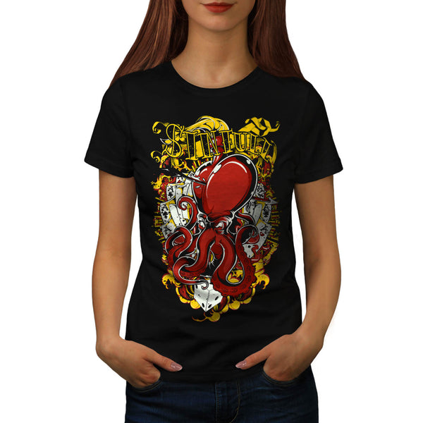 Gambling Sinful Habit Womens T-Shirt