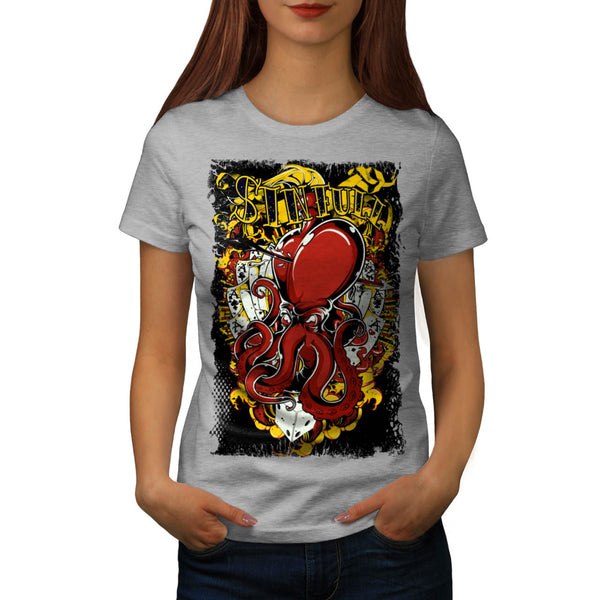 Gambling Sinful Habit Womens T-Shirt