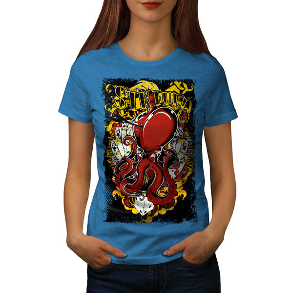 Gambling Sinful Habit Womens T-Shirt