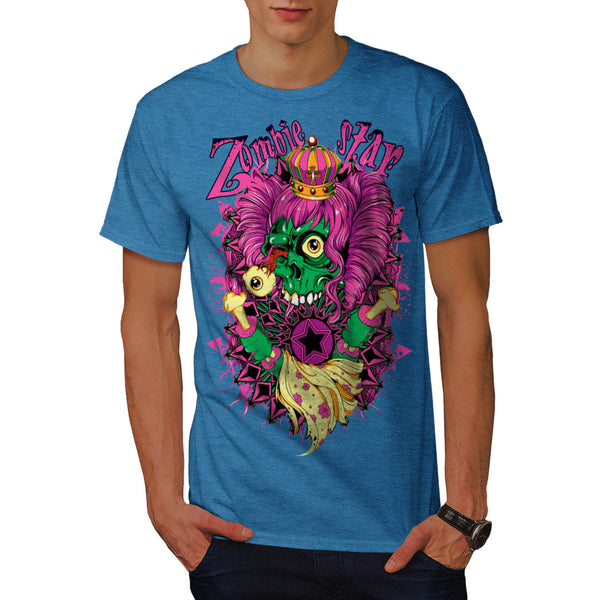 Zombie Queen Star Eye Mens T-Shirt