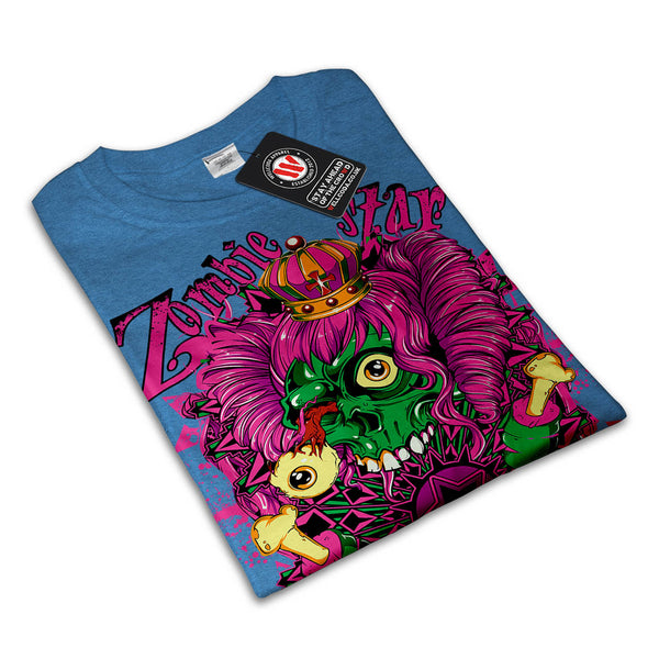 Zombie Queen Star Eye Mens T-Shirt