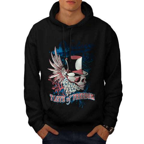 Vintage Taste Freedom Mens Hoodie