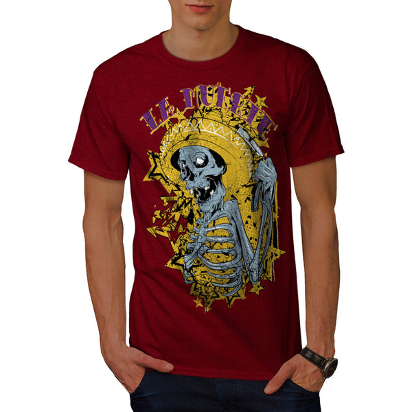 Mexican Skull Muerte Mens T-Shirt
