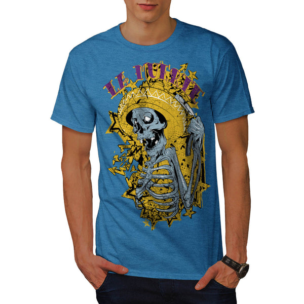 Mexican Skull Muerte Mens T-Shirt