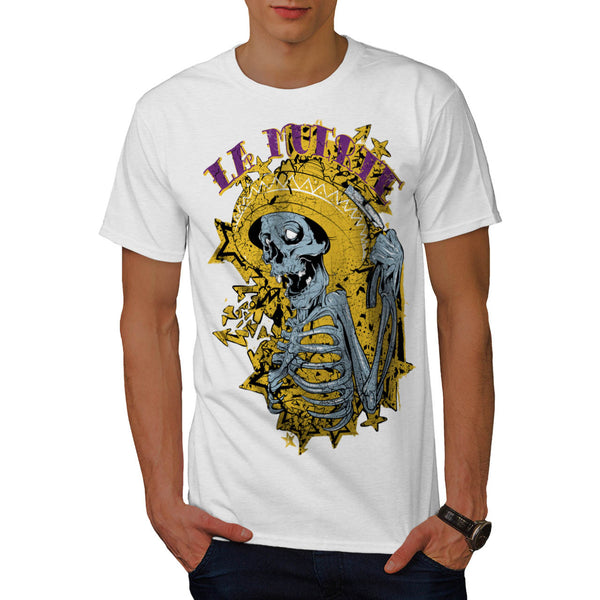 Mexican Skull Muerte Mens T-Shirt