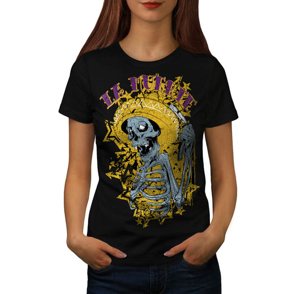 Mexican Skull Muerte Womens T-Shirt