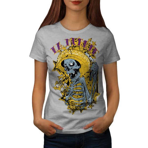 Mexican Skull Muerte Womens T-Shirt